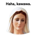 👼 emoji jesus hates u Telegram sticker 6 of 18