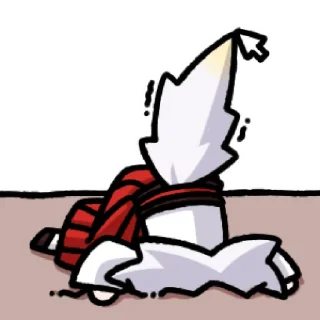 🫥 emoji 平雪酱 @zhaxia_cn Telegram sticker 8 of 16