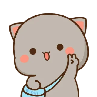 ✌️ emoji kᥙᥴіᥒg ᥴһіᑲі @aestheticstikerpack Telegram sticker 22 of 119