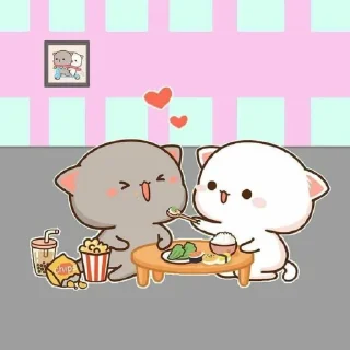 ❤️ emoji kᥙᥴіᥒg ᥴһіᑲі @aestheticstikerpack Telegram sticker 10 of 119
