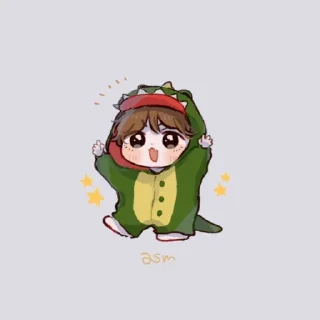 🐯 emoji ☆ taehyung — @jeonvo.cøm Telegram sticker 18 of 20