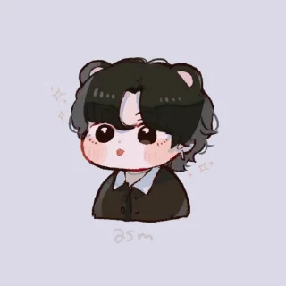 🐯 emoji ☆ taehyung — @jeonvo.cøm Telegram sticker 8 of 20