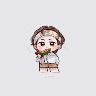 🐯 emoji ☆ taehyung — @jeonvo.cøm Telegram sticker 1 of 20