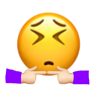 😣 emoji emoji @CIGARDEVIL Telegram sticker 21 of 25