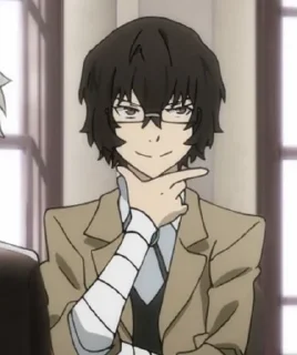 👀 emoji Executive Dazai @Miyamura_Yankton Telegram sticker 17 of 116
