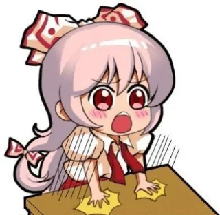 ✨ emoji Fujiwara Mokou 💤 Telegram sticker 17 of 30