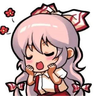 ✨ emoji Fujiwara Mokou 💤 Telegram sticker 15 of 30