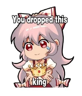 ✨ emoji Fujiwara Mokou 💤 Telegram sticker 10 of 30