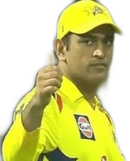👍 emoji MS DHONI @THE_FRIENDS_ADDA — @stckrRobot Telegram sticker 20 of 120
