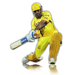 🔥 emoji MS DHONI @THE_FRIENDS_ADDA — @stckrRobot Telegram sticker 1 of 120