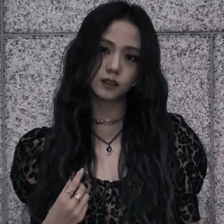 🦅 emoji Jisoo dark @mentahanRoleplay Telegram sticker 7 of 36