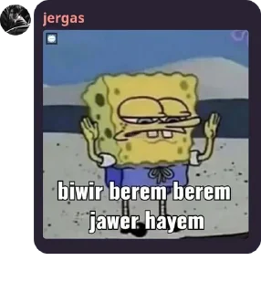 🥰 emoji mim jergas😜🤘🤘 Telegram sticker 10 of 14
