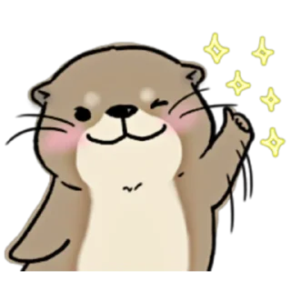 😉 emoji Little otter "Kawauso-san" Part 1-2 (FULL) [JPN] @WSZB_Stickers Telegram sticker 22 of 80