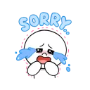 🙇 emoji Line Cute & Soft Telegram sticker 23 of 24