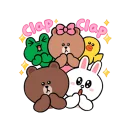 👏 emoji Line Cute & Soft Telegram sticker 9 of 24