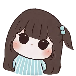 🙃 emoji @adi_xd ≈ Cute Girl - Collection 13 ---------------------------- Telegram sticker 23 of 40