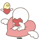 Sticker from 귀여워 옴팡이 2 by @wontae