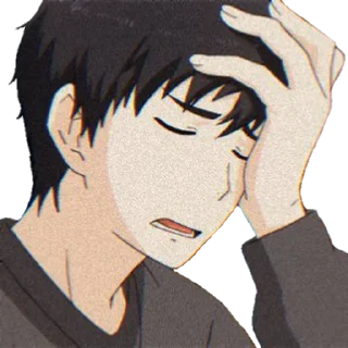🤦‍♂️ emoji Me and the Boys @Tobirama_Tedyy Telegram sticker 6 of 73