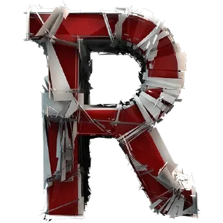 😐 emoji @KeepCalmYami Alphabets — @stckrRobot Telegram sticker 18 of 26