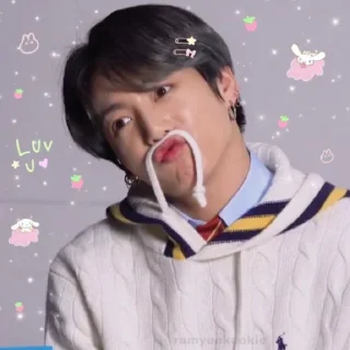 🐰 emoji jk cute Telegram sticker 15 of 39