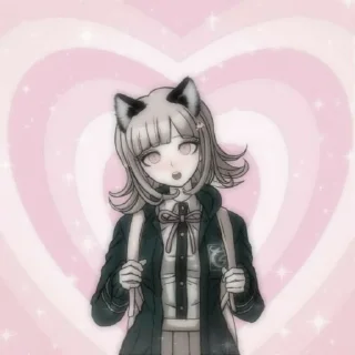 Sticker from cute anime