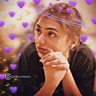 🧚‍♀ emoji @K7vya's Nazriya 💝 Telegram sticker 14 of 40