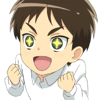 🤩 emoji AOT Junior High - @Otakuzdream Telegram sticker 20 of 54