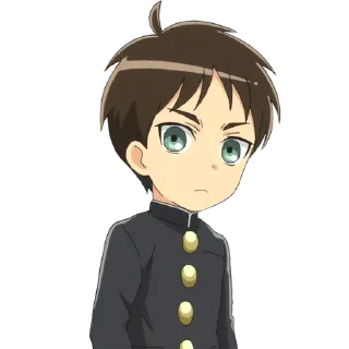 🤨 emoji AOT Junior High - @Otakuzdream Telegram sticker 11 of 54