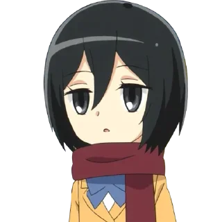 😒 emoji AOT Junior High - @Otakuzdream Telegram sticker 15 of 54