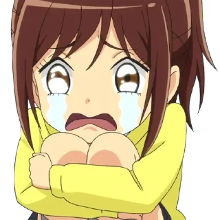 😢 emoji AOT Junior High - @Otakuzdream Telegram sticker 19 of 54