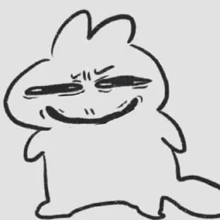 😏 emoji >3 .. randooom w/ achlyy! ₍^⑅^ Telegram sticker 13 of 15
