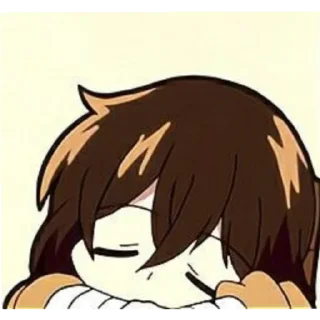 😌 emoji dazai Telegram sticker 7 of 28