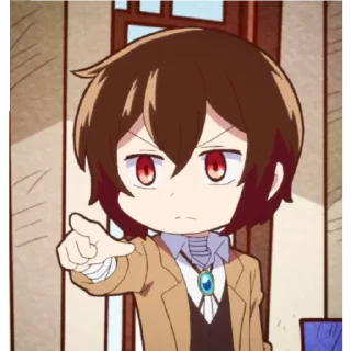 ☺ emoji dazai Telegram sticker 6 of 28