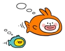 🐟 emoji Spoiled Rabbit and Smile Person Telegram sticker 7 of 40