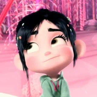 🧩 emoji vanellope┊₊·͟͟͟͟͟͟͞͞͞͞͞͞➳ @PUZZLESPIECE ༉‧₊ Telegram sticker 11 of 55