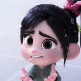 🧩 emoji vanellope┊₊·͟͟͟͟͟͟͞͞͞͞͞͞➳ @PUZZLESPIECE ༉‧₊ Telegram sticker 24 of 55