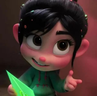 ✨ emoji vanellope @hctecards Telegram sticker 10 of 35