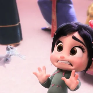 🧩 emoji vanellope┊₊·͟͟͟͟͟͟͞͞͞͞͞͞➳ @PUZZLESPIECE ༉‧₊ Telegram sticker 6 of 55