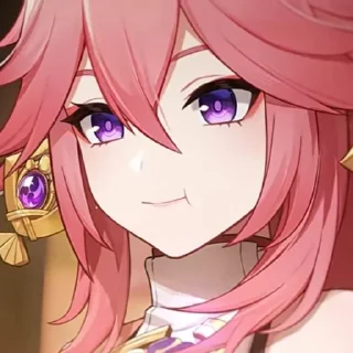 💗 emoji Yae Miko Telegram sticker 14 of 18