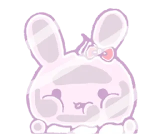🐰 emoji ㅤㅤㅤ✰ @stickeriesⴰ pαⲥ꯭k ϟ ᵎ Telegram sticker 15 of 80