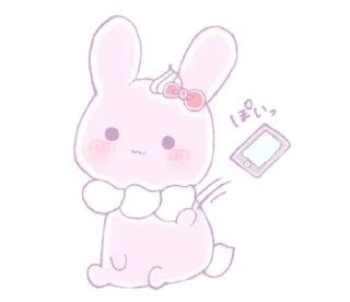 🐰 emoji ㅤㅤㅤ✰ @stickeriesⴰ pαⲥ꯭k ϟ ᵎ Telegram sticker 13 of 80