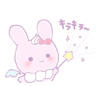🐰 emoji ㅤㅤㅤ✰ @stickeriesⴰ pαⲥ꯭k ϟ ᵎ Telegram sticker 6 of 80
