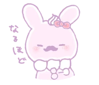 🐰 emoji ㅤㅤㅤ✰ @stickeriesⴰ pαⲥ꯭k ϟ ᵎ Telegram sticker 18 of 80