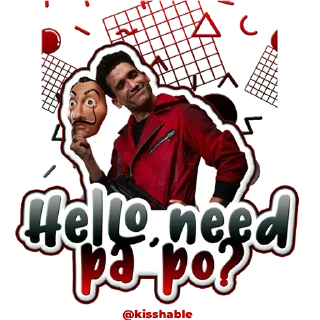 👋 emoji for @kisshable only Telegram sticker 18 of 27