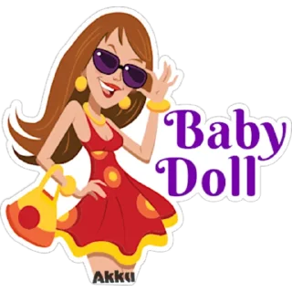 Sticker from 👸🏻Types of Girl👸🏻 @Stickerbag