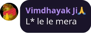Sticker from Vimdhayak Ji ka pack