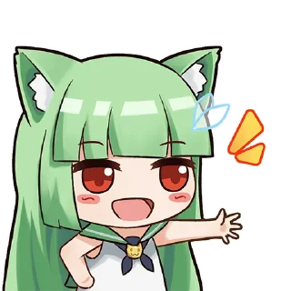 ✋ emoji 萌娘百科 Telegram sticker 10 of 18