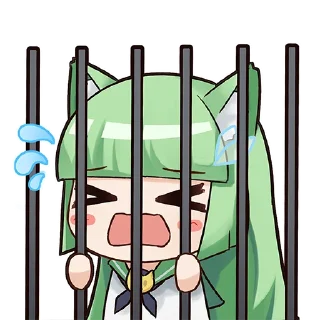 😫 emoji 萌娘百科 Telegram sticker 7 of 18