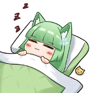 😴 emoji 萌娘百科 Telegram sticker 15 of 18