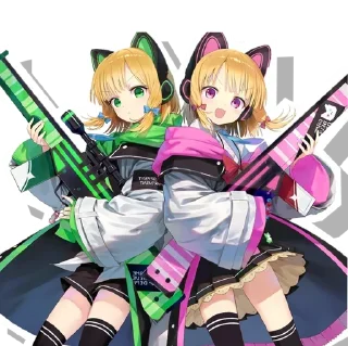 Sticker from Midori & Momoi @Anak_kucing_stiker